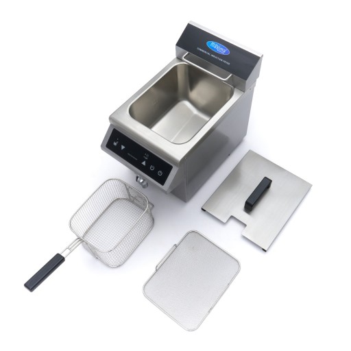 Frituurpan - 8 L - 1 Mand - Inductie - met Tapkraan