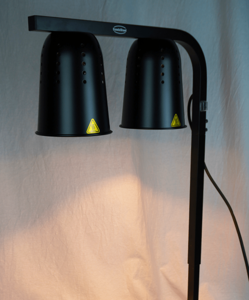 WARMHOUDLAMP ZWART