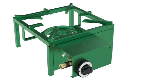 GAS WOKBRANDER VIERKANT 11KW