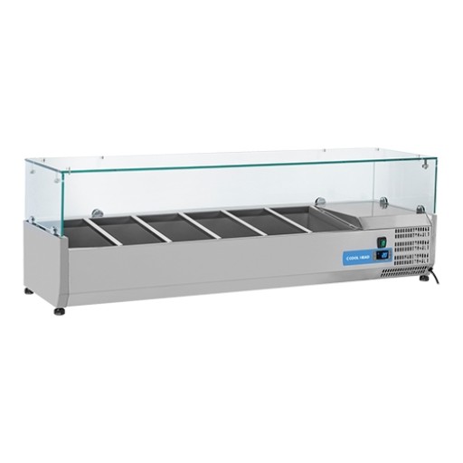 koelvitrine opzet 6x 1/3 GN |140cm|