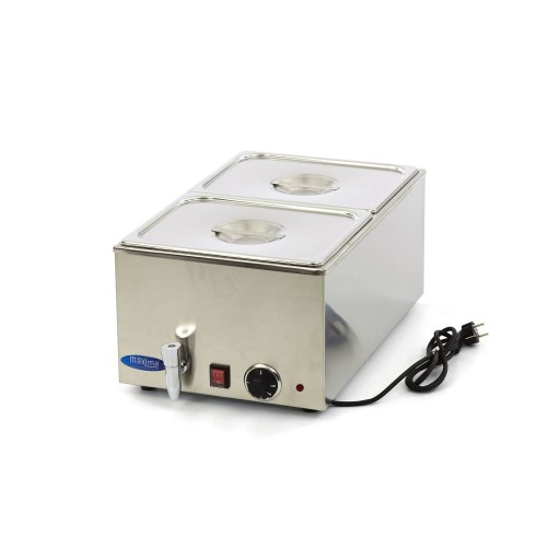 Bain Marie - met Tapkraan - incl. 2x 1/2 GN-Set - Elektrisch