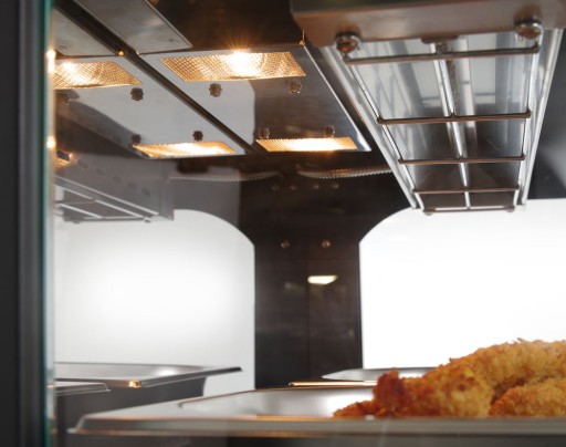 Warmhoudvitrine Quartz tweelaags