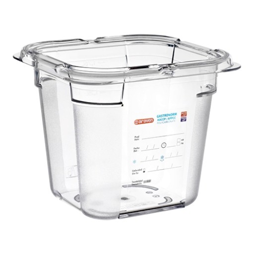 bak gastronorm |GN1/6| polycarbonaat