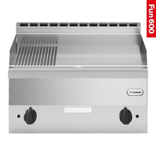 bakplaat |glad-geribbeld|