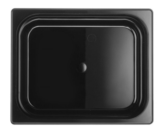 Container GN 1/2 zwart polycarbonaat