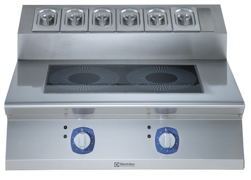 FORNUIS, 2 ZONES HP INDUCTIE KOOKPLAAT, GN HOUDER, 800 MM, TOPMODEL