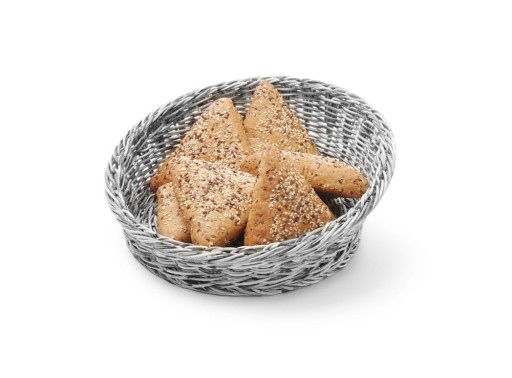 Broodmand rond schuin aflopend