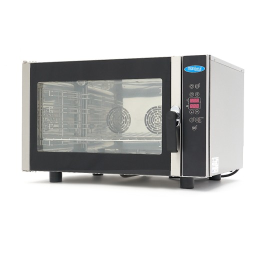 Combisteamer - 4 Bakken (1/1 GN / 60 x 40 cm) - Digitaal Display - 400V