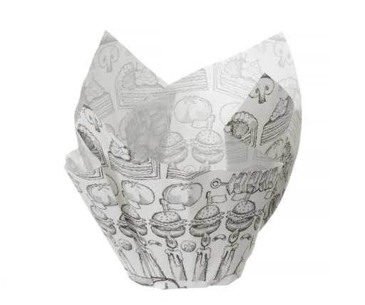 Vetbestendig papieren inlegvel voorgevormd - 150 st.