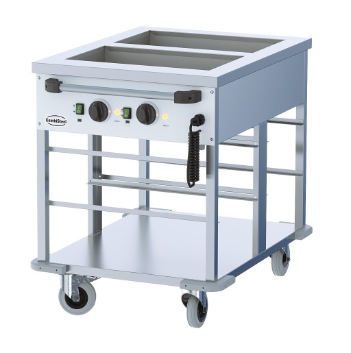 BAIN-MARIE TROLLEY 2/1