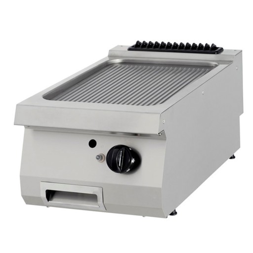 Premium Grillplaat - Gegroefd - Enkel - 90 cm Diep - Gas