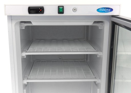 Vrieskast - 200 L - Wit - met Glazen Deur
