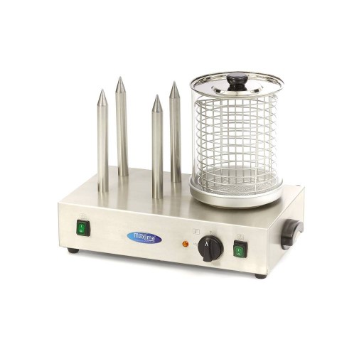 Worstenwarmer - Ø 20 x 24 cm - Vaatwasbestendig - met 4 Verwarmingsstaven