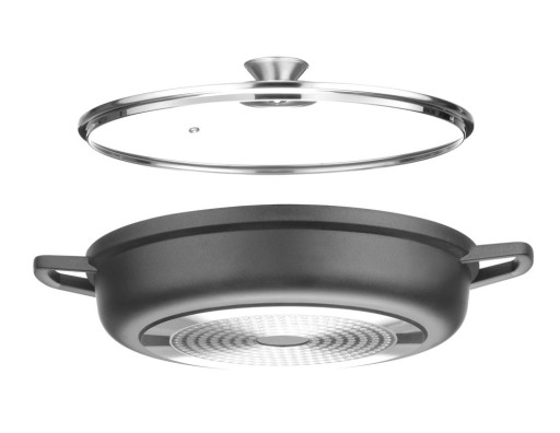 Braadpan met antiaanbaklaag