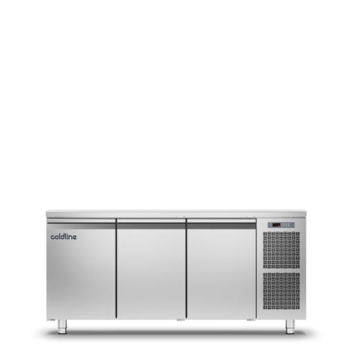 Geventileerde vrieswerkbank 3 deurs GN1/1 MASTER 3P/BT