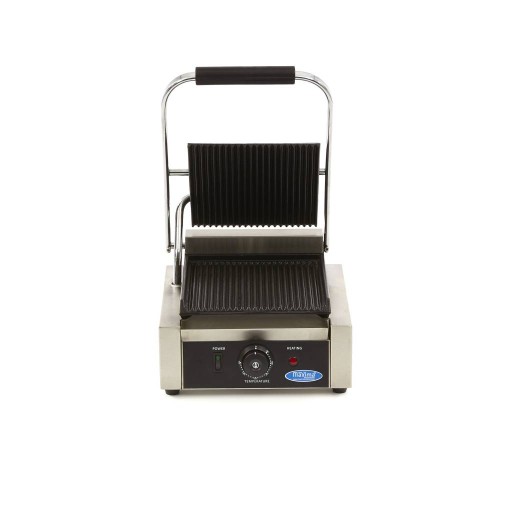 Contactgrill - Gegroefd - Enkele Grillplaat - 22 cm