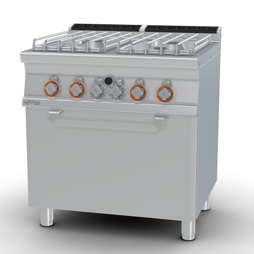 Gasfornuis - N. 4 branders Traditionele gasoven