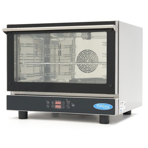 Combisteamer - 4 Bakken (1/1 GN / 60 x 40 cm) - Digitaal Display - 400V