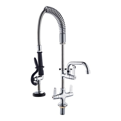 voorspoel-douche m/kraan