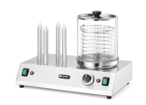 Worst en hotdogbroodjes warmer