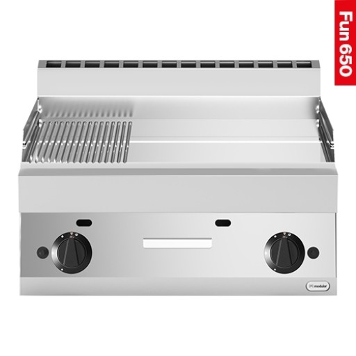 bakplaat |glad-geribbeld| Fun 650