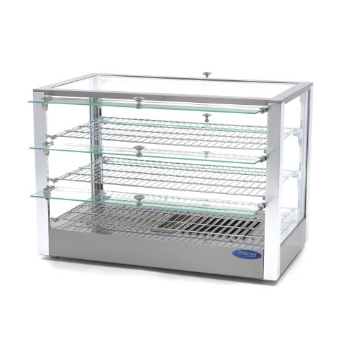 Warmhoudvitrine - 115 L - 70 cm - 3 Niveaus