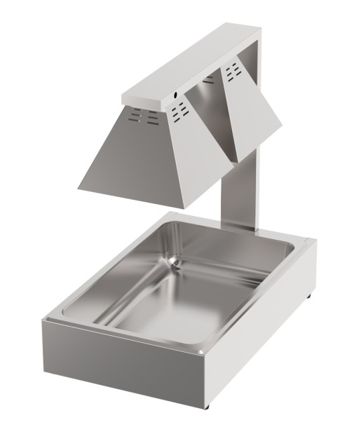 WARMHOUDLAMP 2 LAMPEN + GN1/1