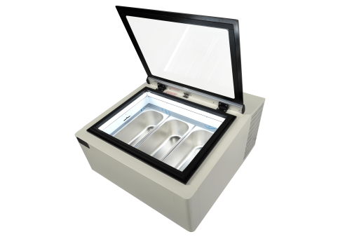 SCHEPIJSVITRINE WIT KLANTZIJDE