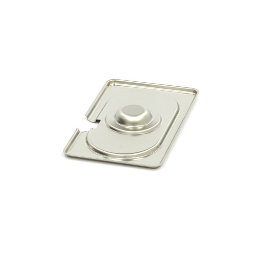 Gastronorm Deksel - 1/9 GN - RVS - met Uitsparing