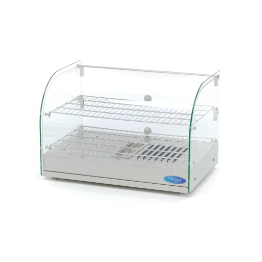 Warmhoudvitrine - 45 L - 55 cm - 2 Niveaus