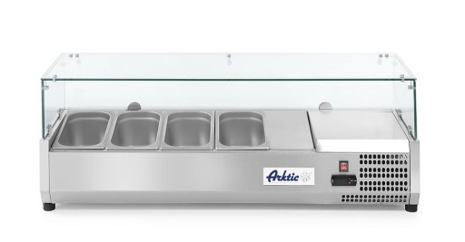 Opzetkoelvitrine 4xGN 1/3 |120cm|