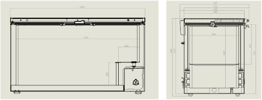 VRIESKIST RVS DEKSEL 469 LITER