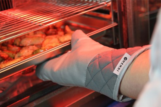 Ovenwanten, glasvezel - 2 stuks