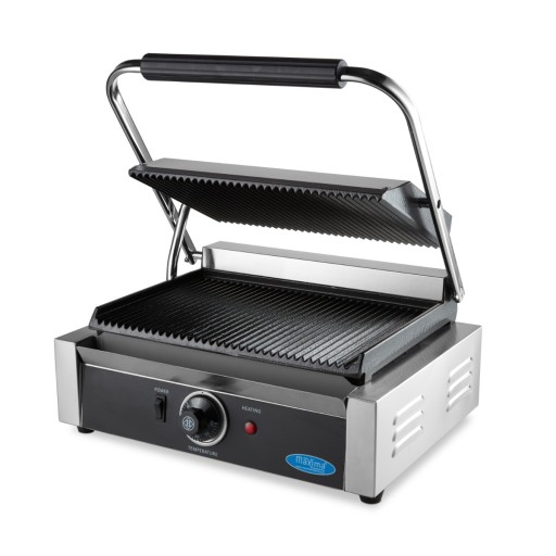 Contactgrill - Gegroefd - Enkele Grillplaat - 33,5 cm