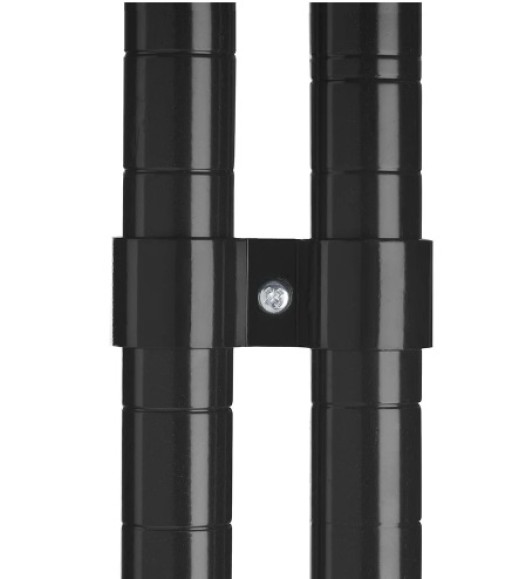 SET VAN 2 KOPPELBEUGELS ZWART