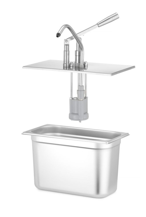 Deksel met pomp voor GN-containers