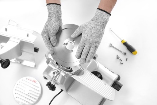 Snijbestendige handschoenen, gecertificeerd – set van 2 stuks.