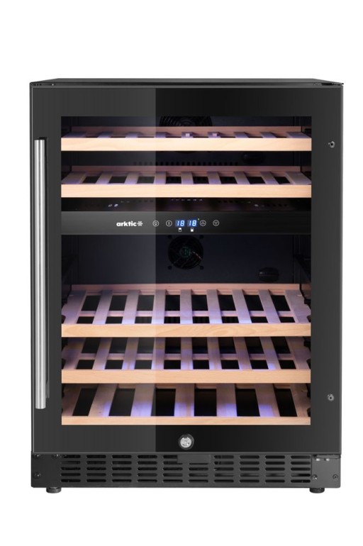 Wijnkoeler, 2 zones, 46 flessen