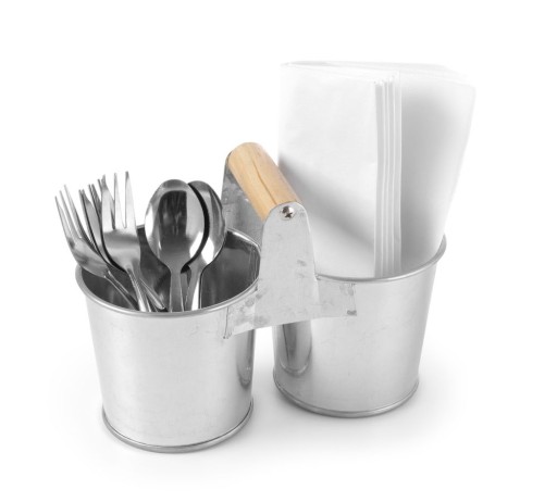 Dubbele emmer met handvat