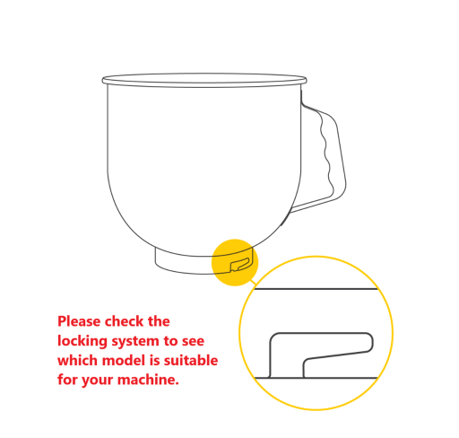 Planeetmenger 7L - Roestvrijstalen Mengkom - Model 1