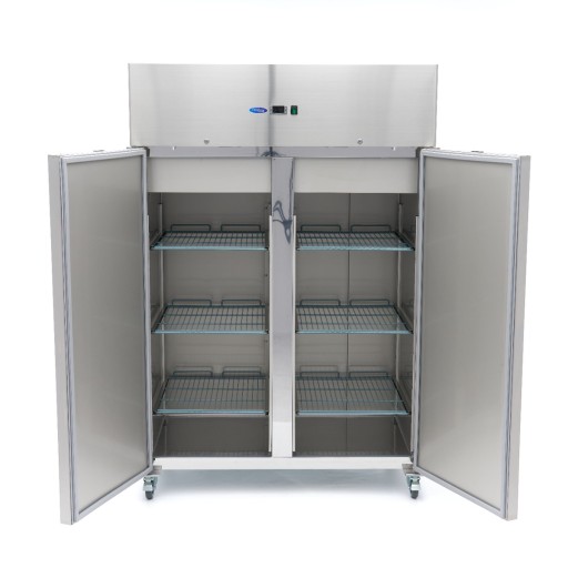 Vrieskast - 1200 L - 6 Verstelbare Roosters (2/1 GN) - Rvs - op Wielen