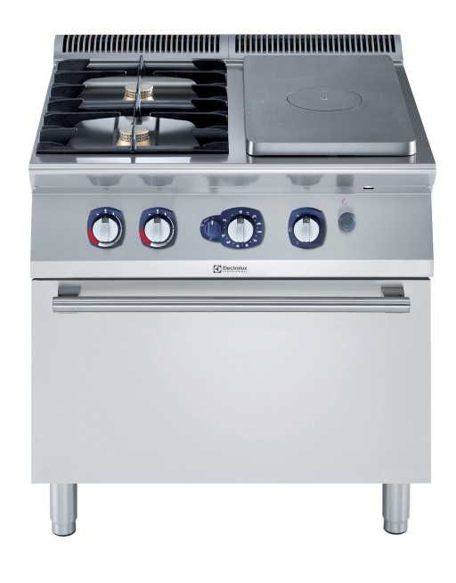 FORNUIS, GASGLOEIPLAAT, 2 BRANDERS, GAS OVEN, 800 MM