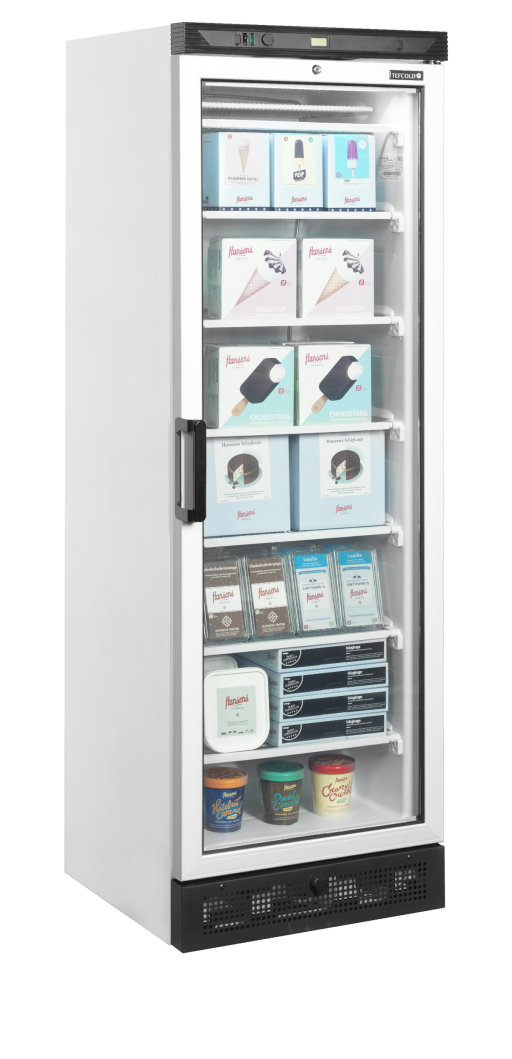 Displayvriezer met verwarmde glazen UFFS371G