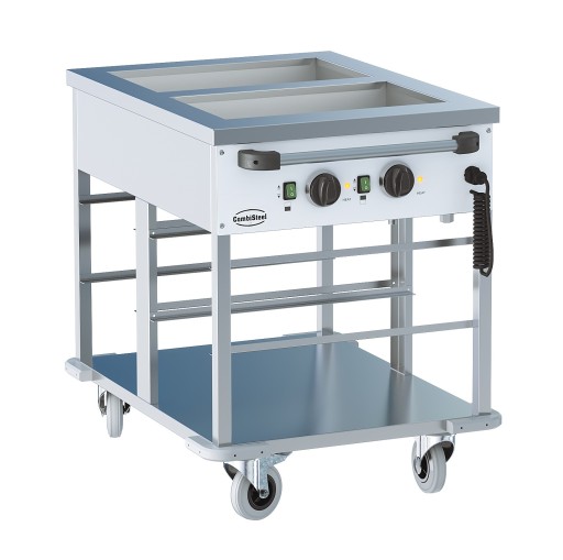 BAIN-MARIE TROLLEY 2/1