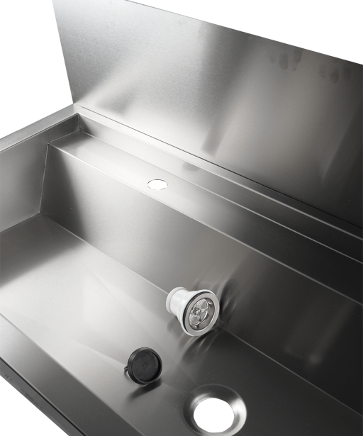 RVS WASBAK 2-KR 1200MM