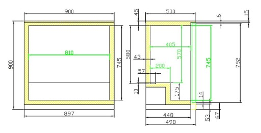 BARKOELER ZWART 2 DEUREN