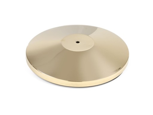 Afzetpaal met goudkleurige afwerking