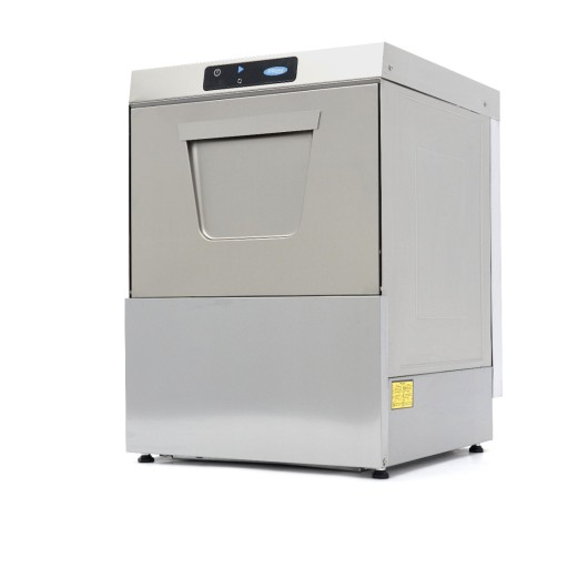 Horeca Vaatwasser - 50 x 50 cm - met Afvoer-, Glansspoel- en Zeeppomp - Digitaal Display - 230V