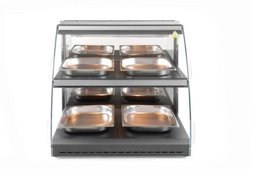 Warmhoudvitrine Quartz tweelaags