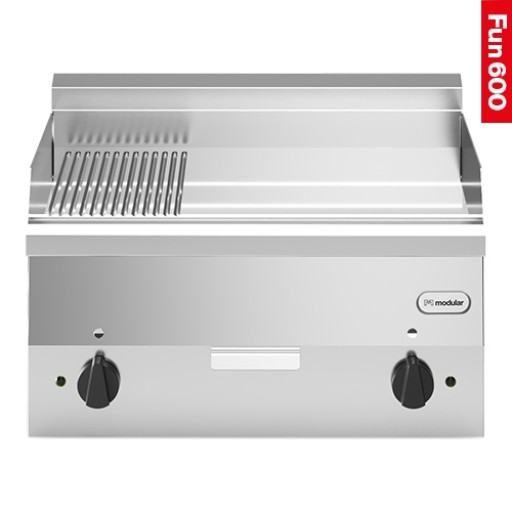 bakplaat |glad-geribbeld| Fun 600